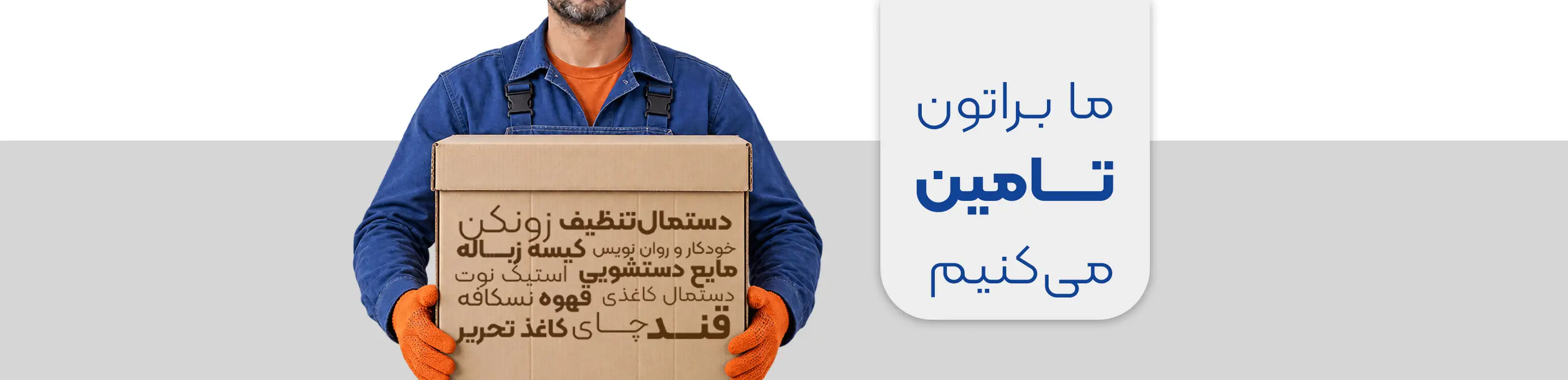 ما براتون تامین میکنیم