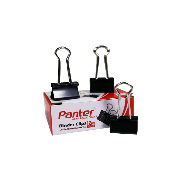 گیره دوبل پنتر سایز 19 بسته 12 عددی