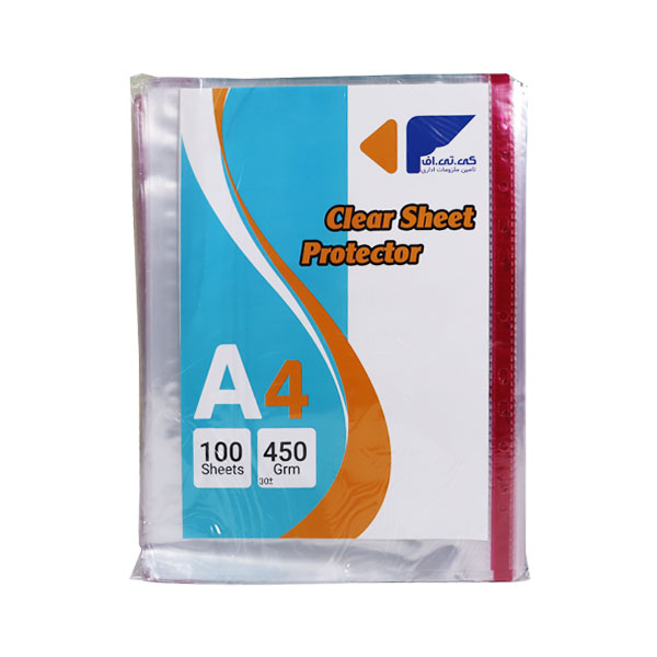 کاور شیت A4 کی تی اف 450 گرم بسته 100 عددی