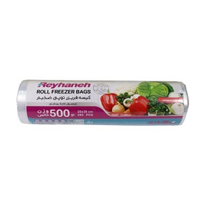 کیسه فریزر ضخیم رولی ریحانه 500 گرم