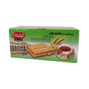 بیسکویت هل با تزئین کنجد فرخنده  850 گرم