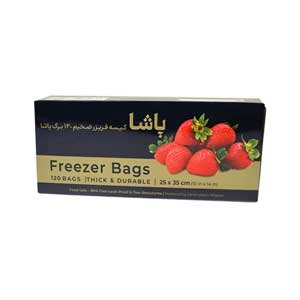 کیسه فریزر جعبه ای پاشا 120 برگ