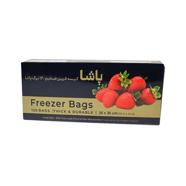 کیسه فریزر جعبه ای پاشا 120 برگ