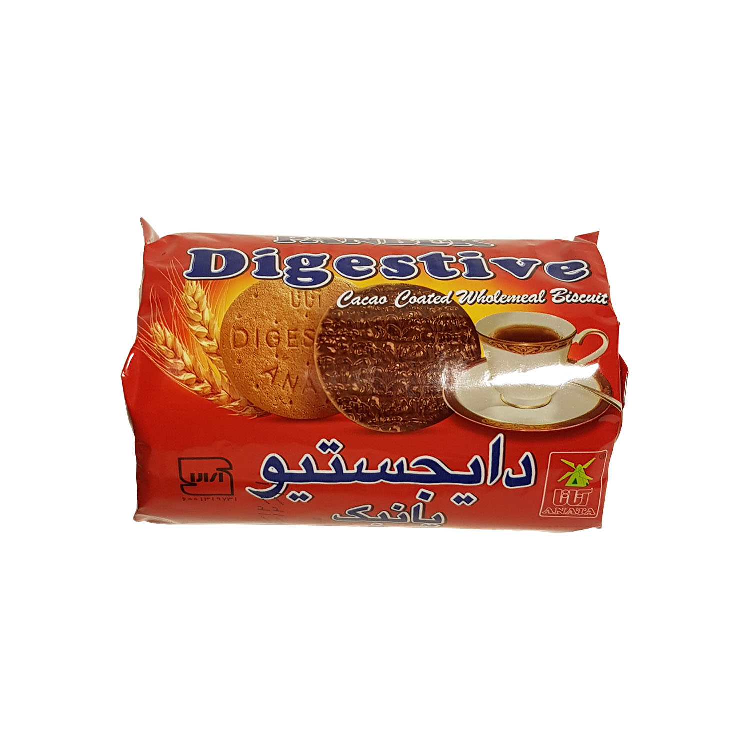 بیسکویت دایجستیو شکلاتی آناتا