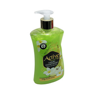 مایع دستشویی سبز صدفی اکتیو 450 گرم