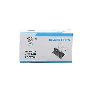 گیره دوبل دیاموند سایز 25 بسته 12 عددی