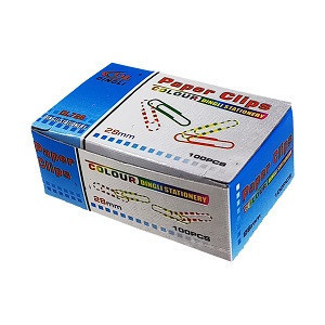 کلیپس رنگی  28 میل  دینگلی 100 عددی