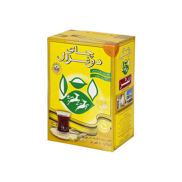 چای سیاه شکسته باطعم هل دوغزال