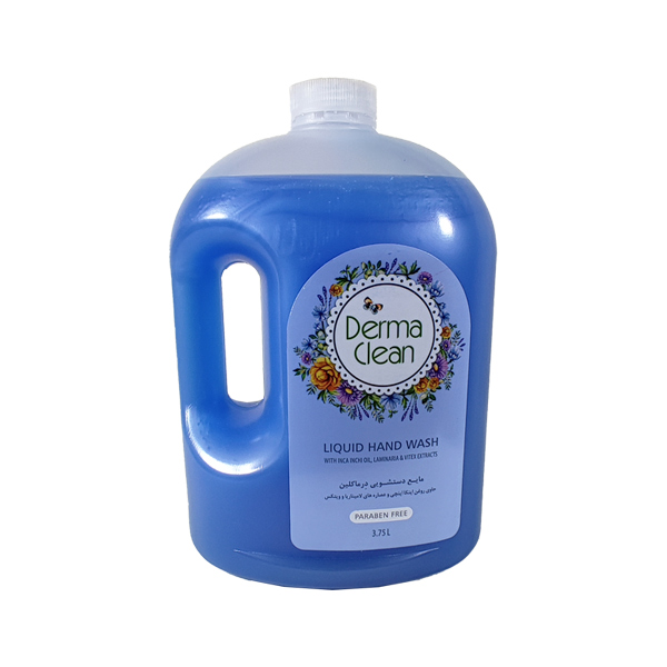 مایع دست شویی صدفی آبی درماکلین 3750 گرم