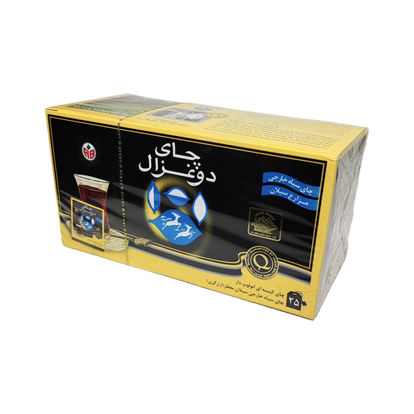 چای تی بگ عطری کاوردار دوغزال 25 عددی