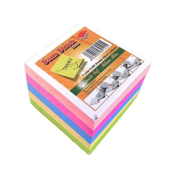 استیک نوت 5*5 سم استیک 400 شیت
