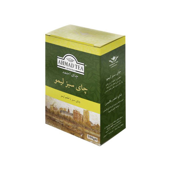 چای سبز با طعم لیمو احمد