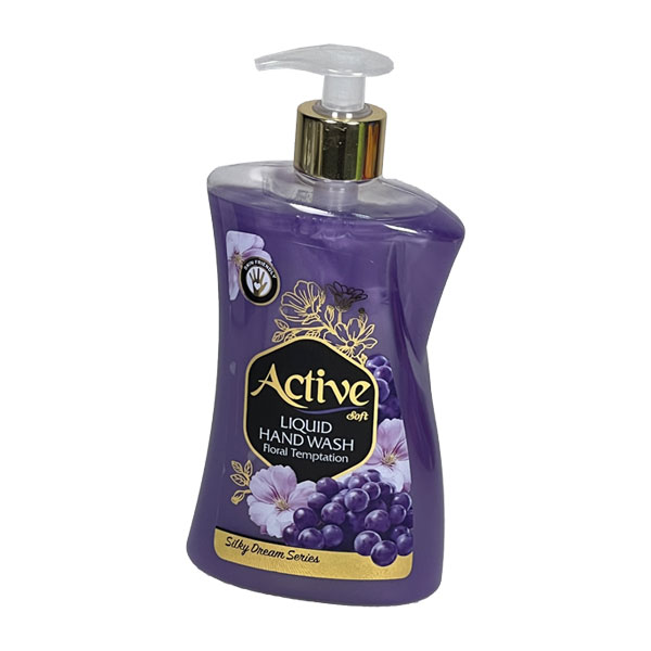 مایع دستشویی صدفی بنفش اکتیو 450 گرم