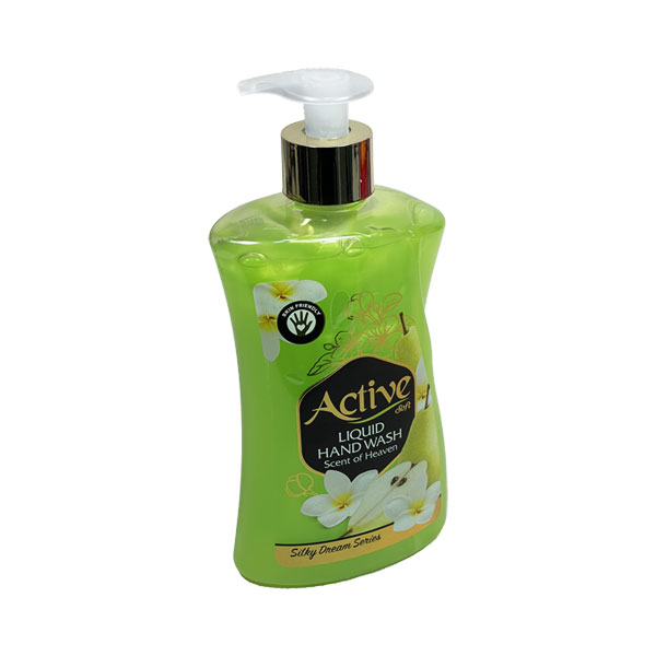 مایع دستشویی سبز صدفی اکتیو 450 گرم