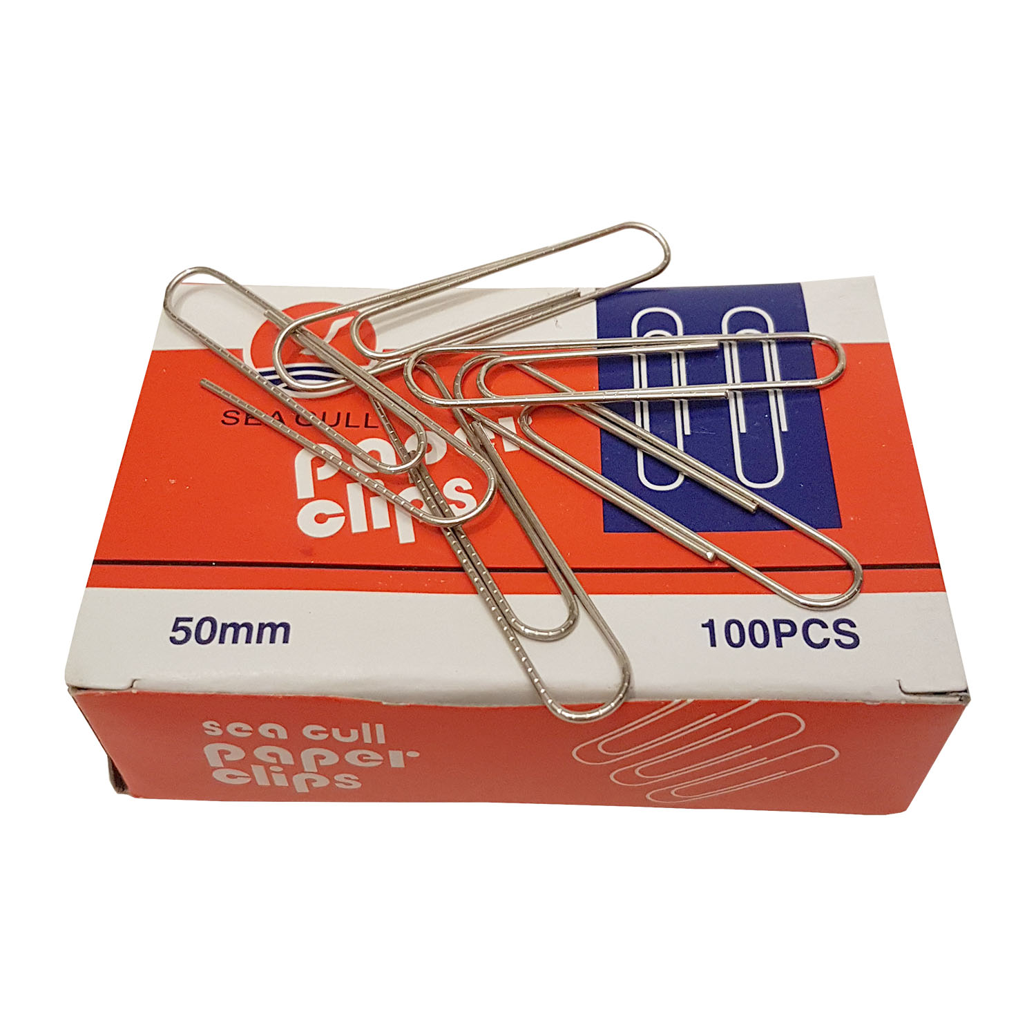 کلیپس کاغذ 50 میلیمتر بسته 100 عددی
