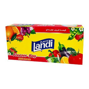 کیسه فریزر جعبه ای لندی 200 عددی