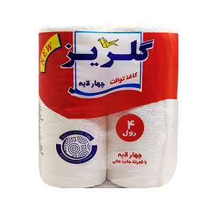دستمال توالت 4قلو گلریز