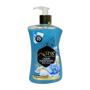 مایع دستشویی صدفی آبی اکتیو 450 گرمی