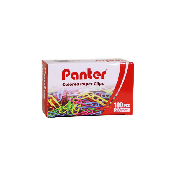 کلیپس رنگی 28 میل پنتر 100 عددی