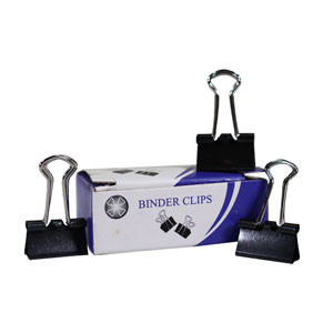 گیره دوبل BINDER CLIPS سایز 15 بسته 12 عددی
