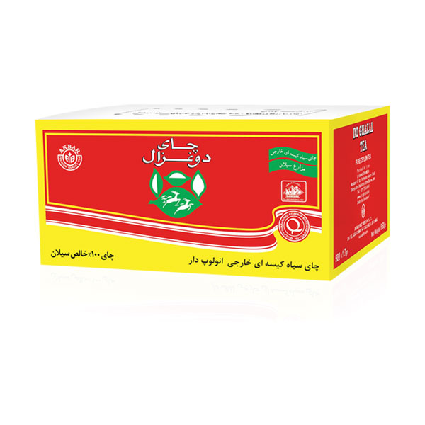 چای سیاه کیسه ای 500عددی دوغزال