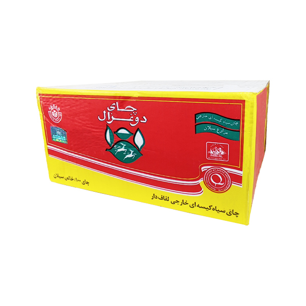 چای تی بگ ساده دوغزال 500 عددی
