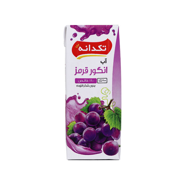 آبمیوه انگور تکدانه 200 میلی لیتر