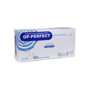 دستکش لاتکس Op-Perfect لارج 100 عددی