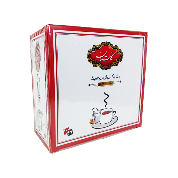 چای تی بگ ساده گلستان 100 عددی