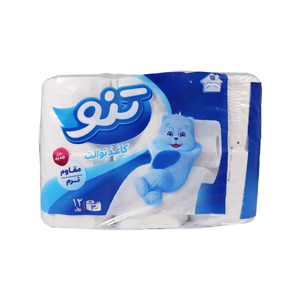 دستمال توالت تنو بسته 12 رول