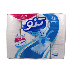 دستمال توالت تنو بسته 24 عددی
