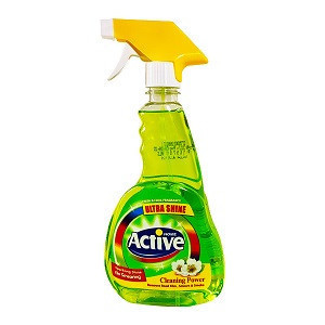 شیشه شوی سبز اکتیو 500 cc