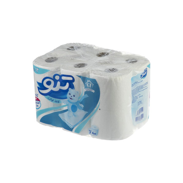 دستمال توالت تنو بسته 12 رول