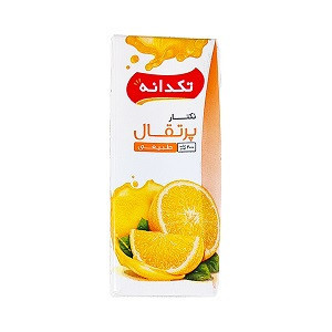 آبمیوه پرتقال تکدانه 200 میلی لیتر