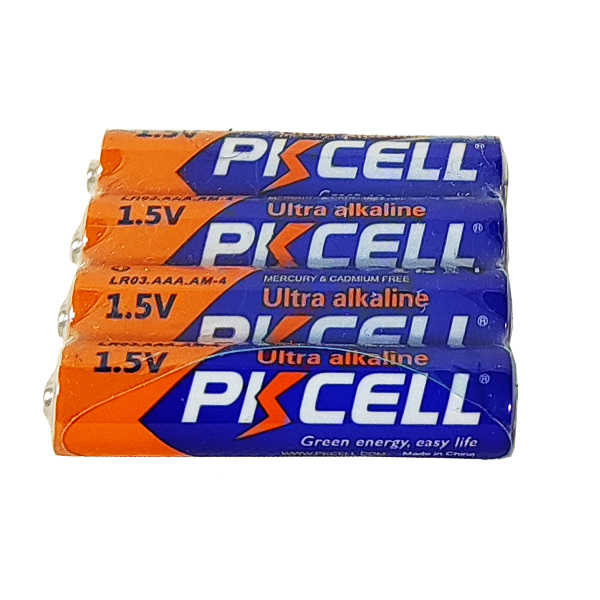 باطری نیم قلمی Ultra Alkaline پی کی سل 4 عددی