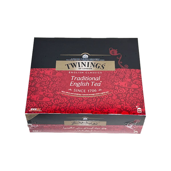 چای تی بگ سنتی توینینگز 100 عددی