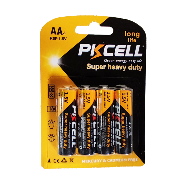 باطری قلمی Super heavy duty پی کی سل 4 عددی