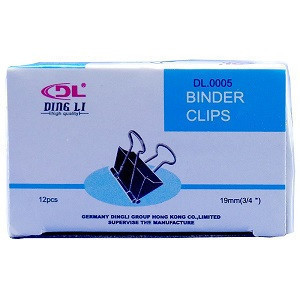 گیره دوبل DL سایز 19 بسته 12 عددی