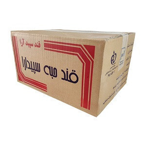 قند تک نفره دو حبه ای کاغذی سپید آرا 5 کیلوگرم