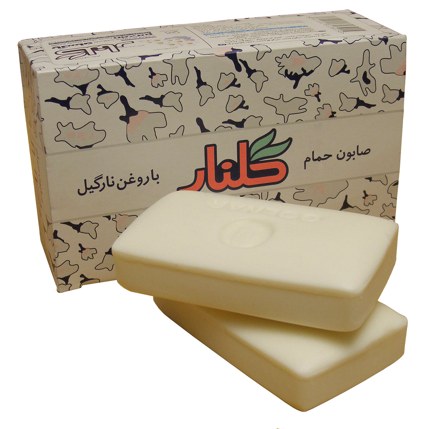صابون زرد گلنار بسته 6 عددی