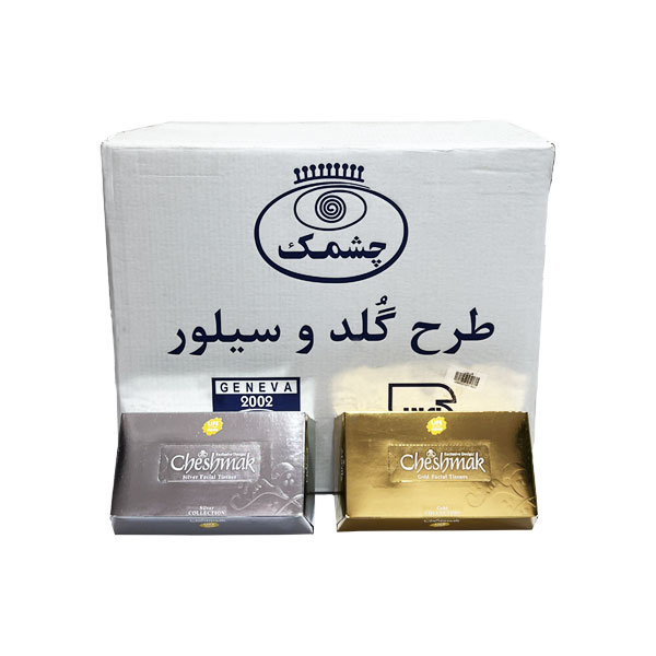 دستمال رومیزی چشمک 300 برگ کارتنی